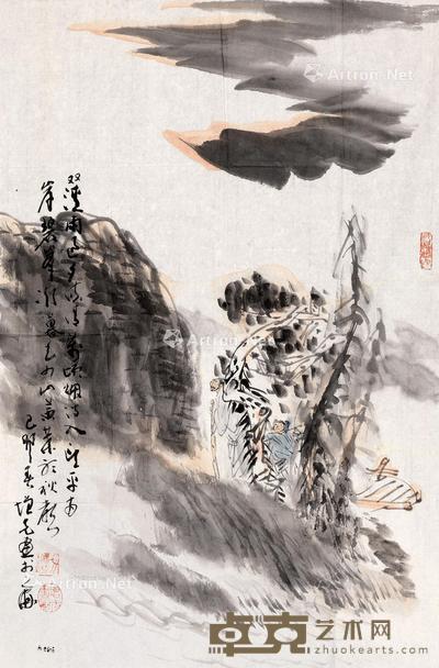 人物 镜片 纸本 67×44cm