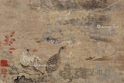 平安图 镜片 设色纸本 31×46cm