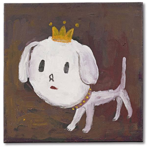  1991年作 狗 压克力画布