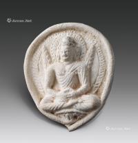  6-7世纪 新疆和田释迦牟尼佛座像