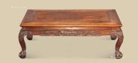  清代（1644-1911） 红木二龙戏珠纹长方桌