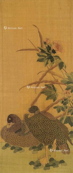  缂丝 芦雁图