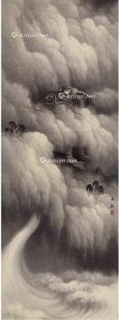  墨龙图 立轴 水墨纸本