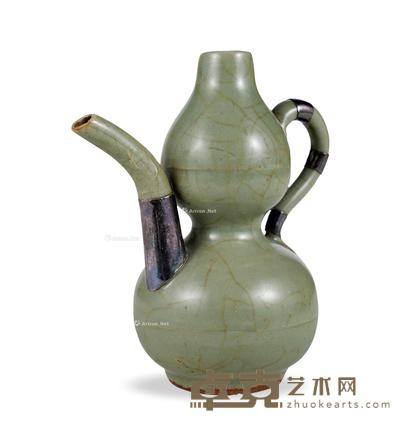 明 龙泉窑葫芦水注 高13cm
