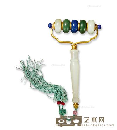  民国 玉太平车 长15cm