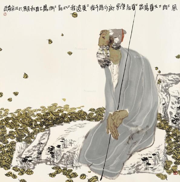  2005年作 重阳思乡图 镜心 设色纸本