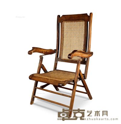  清 硬木折迭椅 高97cm