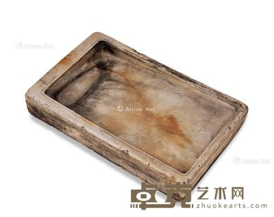  清 白端淌池砚 26×16×4.5cm