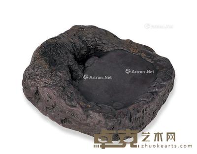  清 端石山形砚 22×18cm
