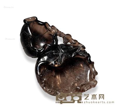  清 茶晶荷叶水洗 长13cm