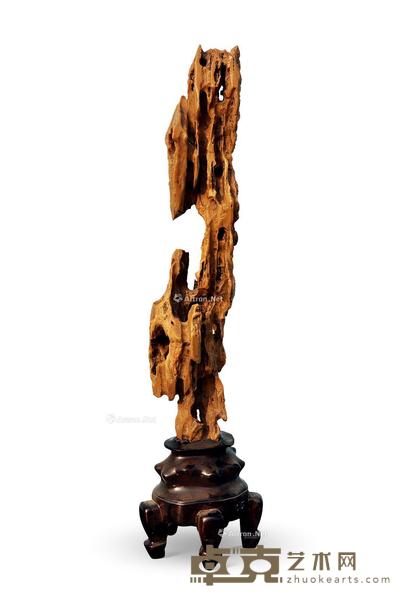  清 「玄璋」太湖石 高45cm