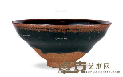  明 黑釉小盏 直径10cm