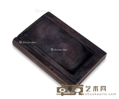  清 端石书卷砚 14.5×10cm