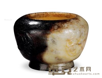  清 旧玉神兽水洗 直径11cm