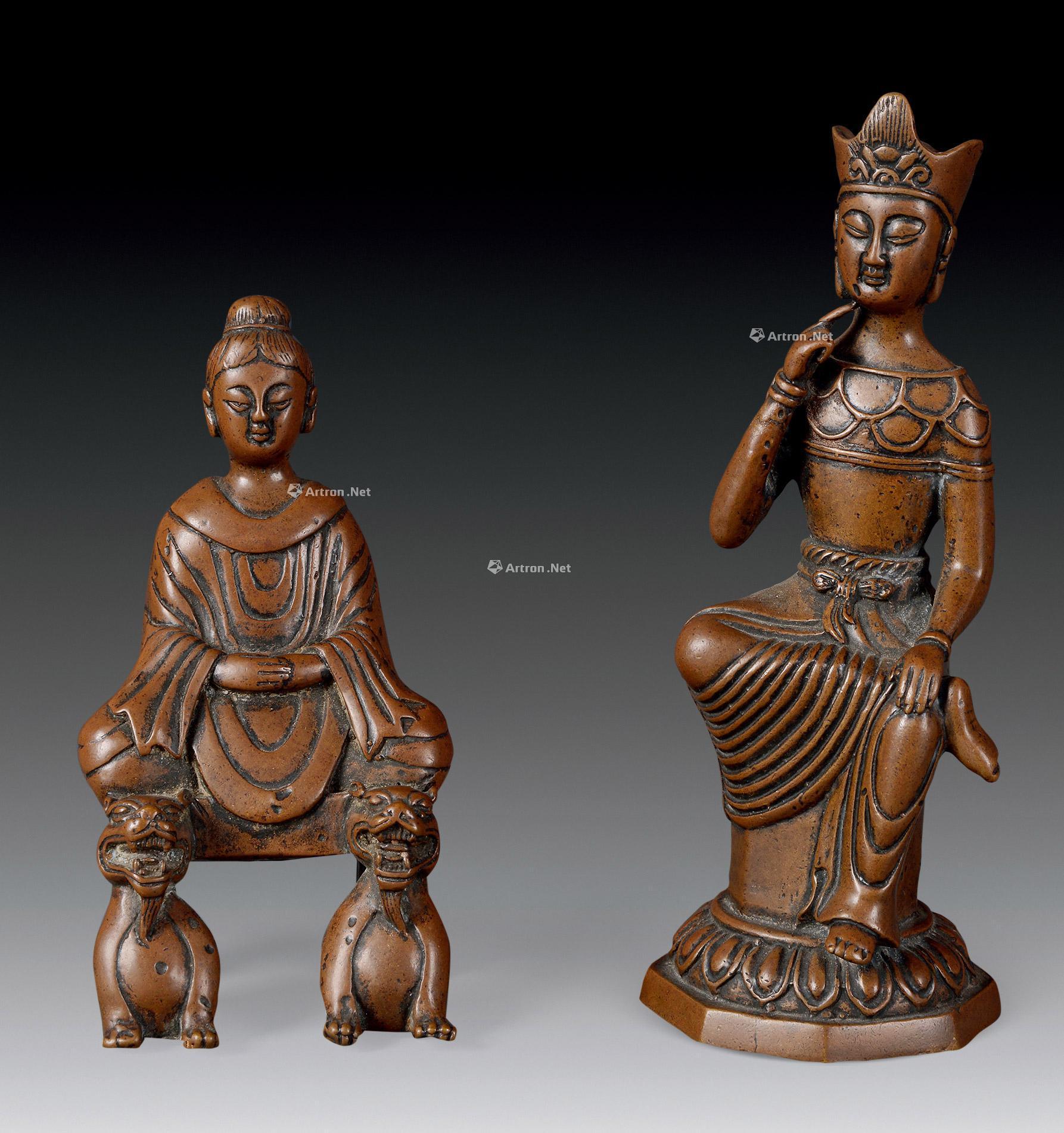 明代铜释迦摩尼佛像-佛像/造像-7788收藏
