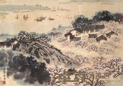 山水 44×31cm
