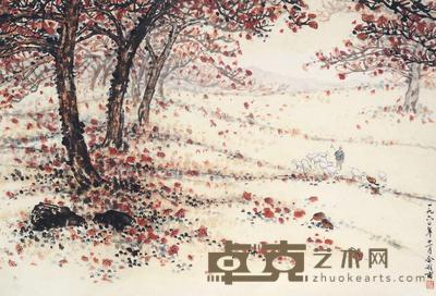 山水 62×43cm