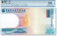  中国印钞造币博物馆参观纪念券票样1枚
