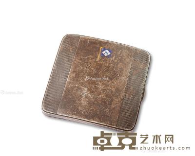  1949年“ManChun·ANCHISES·SHANGHAI”银制香烟盒 （一件） 重150.9g