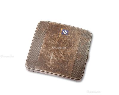  1949年“ManChun·ANCHISES·SHANGHAI”银制香烟盒 （一件）