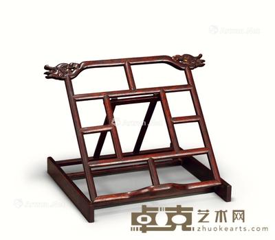 清 花梨书架 长30cm