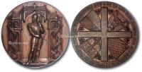 * 瑞士1886年纪念森帕赫战役胜利500周年铜章一枚
