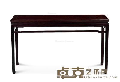  小叶紫檀 束腰罗锅杖马蹄足条桌 85.5×148×48cm