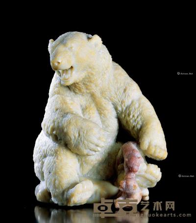  林亨云 焓红石 寒冬一霸摆件 19.5×16×14.8cm