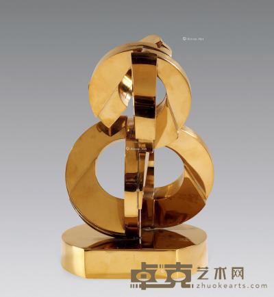  2008 不锈钢 镀铜雕塑 12×9.5×18cm
