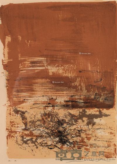 NO.138 纸本石版画 35×26cm