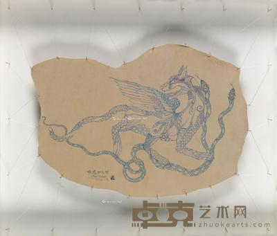 2013年作 照耀那光明 皮设色 37×50cm