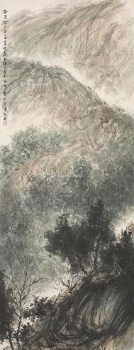  金刚坡印象图 立轴