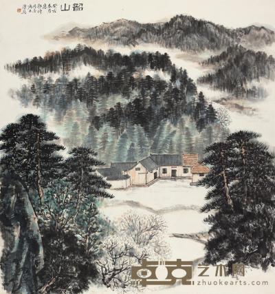  癸亥（1983）年作 韶山 立轴 设色纸本 95×89cm