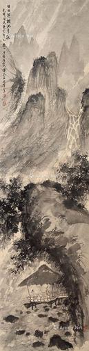  山水 水墨纸本