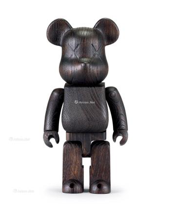  2005年作 日本街头潮牌Nexusvii 联乘黑木 积木熊 400% 木制 刻印 原箱
