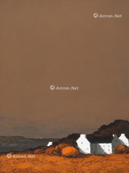  2008年作 地平线的远眺（布列塔尼之南） 油彩 画布