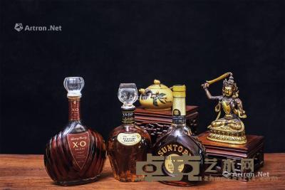  三得利80年代 日本三得利VSOP、XO白兰地一组三瓶 --