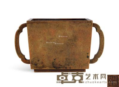 * 清 铜「延缘堂制」款香炉 高7.5cm；重1483g