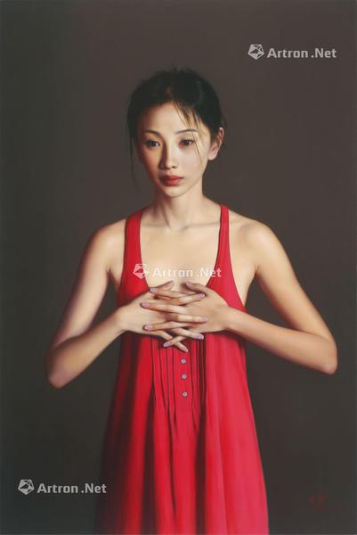  2012年作 虔诚之心 布面油彩