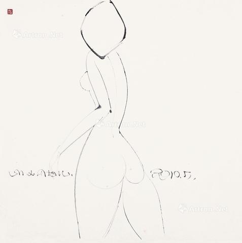  2010年作 人体 水墨纸本