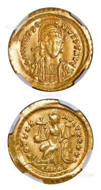 * 402-450年东罗马帝国金币 （一枚）