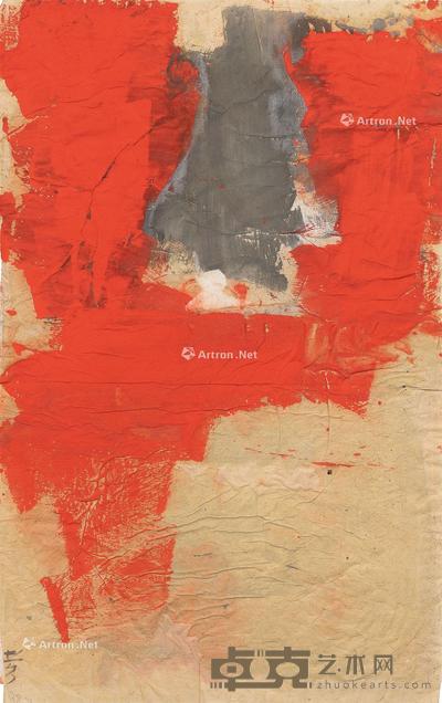无题 纸本 综合材料 72.5×45.5cm