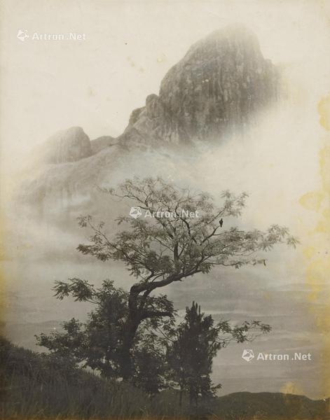  1941年摄 雁荡鸣春 银盐相纸 摄影