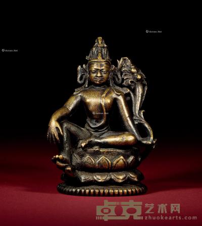  12世纪 铜弥勒菩萨 高6.3cm