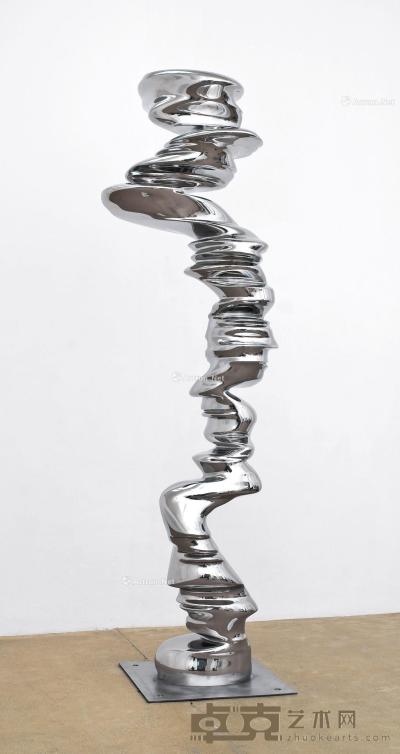  2008年作 无题 不锈钢雕塑 342×100×90cm