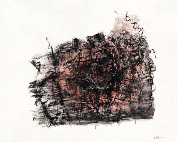  1995年作 红宝石 布面油画