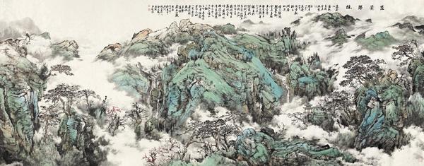  昆仑胜境 镜心 设色纸本