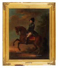  拿破仑肖像 布面油画