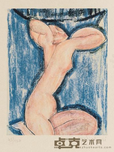  卡利亚蒂 纸本版画 15.5×12cm