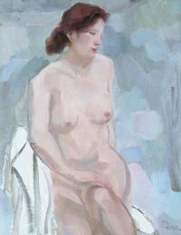  2001年作 女人体 布面油画